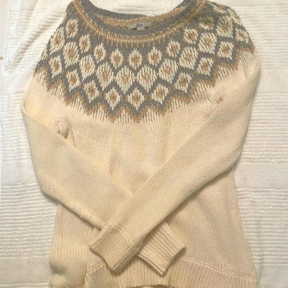 Cotton sweater